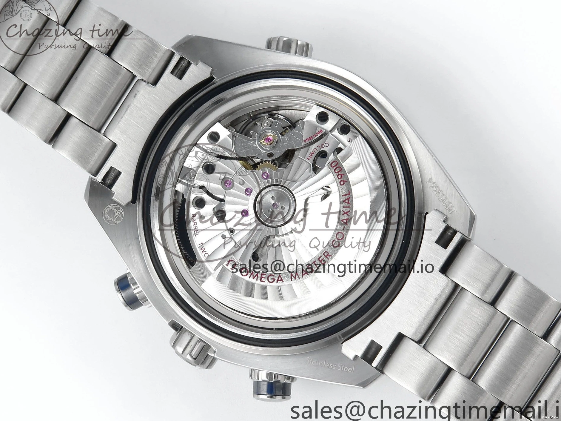 0407 Planet Ocean Master Chronometer 600M 45.5mm SS SCF 1:1 Best Edition Blue Bezel Blue Dial on SS Bracelet A9900 Super Clone Lightweight 7676